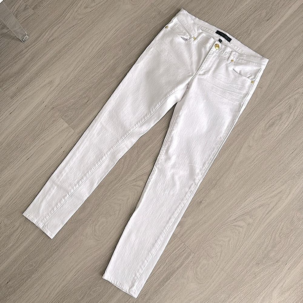 JUICY COUTURE White Skinny Stretch Jeans